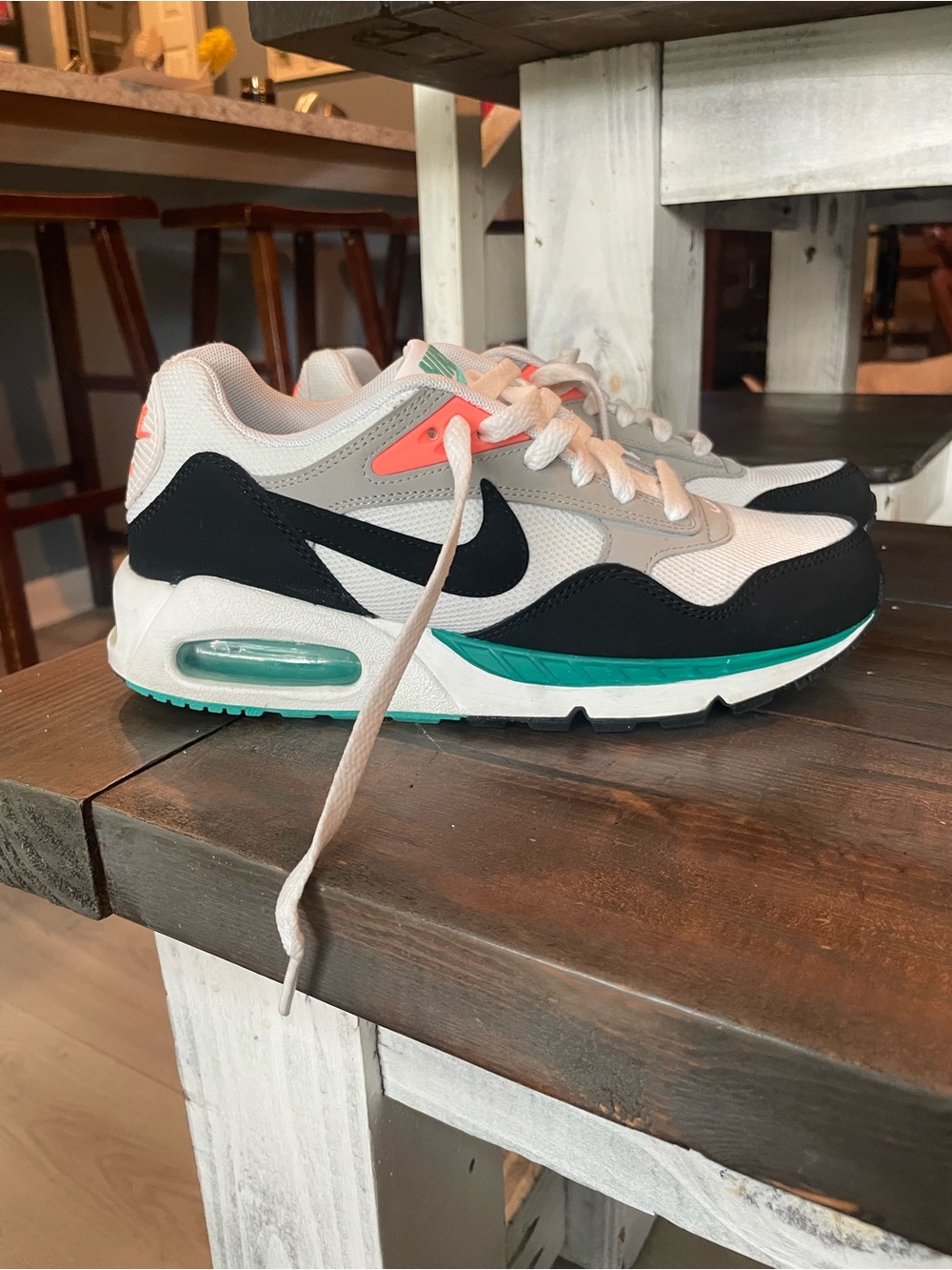 Nike Air Max Correlate Mango Women's Sneakers Shoes White Black Green Size 7 - Picture 7 of 12